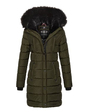 Navahoo abrigo acolchado mujer Lotusblüte Princess – Largo & Cálido