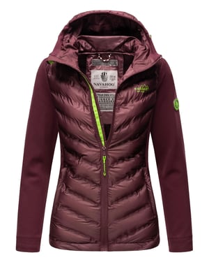 Navahoo Chaqueta acolchada Nimm mich mit para mujer – Entallada, Moderna & Cómoda con Capucha