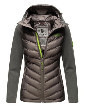 Navahoo Chaqueta acolchada Nimm mich mit para mujer – Entallada, Moderna & Cómoda con Capucha