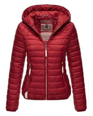 Navahoo Chaqueta acolchada Ich bin Hübsch para mujer – Ligera, Moderna & Con Detalles Dorados