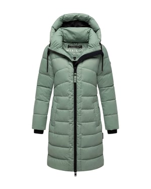 Abrigo de invierno Marikoo Kaltnäschen para mujer con capucha desmontable