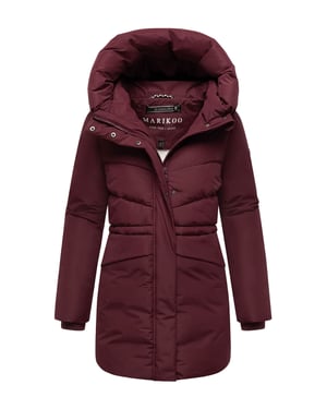 Chaqueta de invierno Marikoo Delilah para mujer con forro polar y cintura ajustable