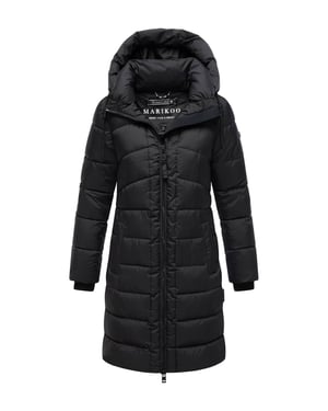 Abrigo de invierno Marikoo Kaltnäschen para mujer con capucha desmontable