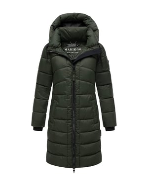 Abrigo de invierno Marikoo Kaltnäschen para mujer con capucha desmontable