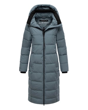 Abrigo acolchado de invierno Marikoo Lanitaa XVI para mujer con capucha desmontable