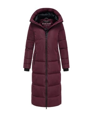 Abrigo acolchado de invierno Marikoo Honiaa XVI para mujer con capucha y bolsillos con cremallera