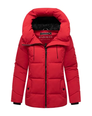 Chaqueta acolchada de invierno Marikoo Kuscheltatze XVI para mujer con capucha