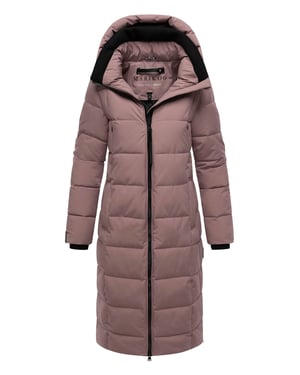 Abrigo acolchado de invierno Marikoo Lanitaa XVI para mujer con capucha desmontable