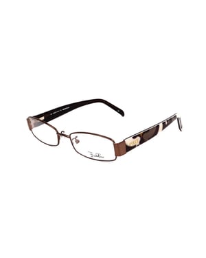 Gafas de lectura rectangulares marrones Ep21362