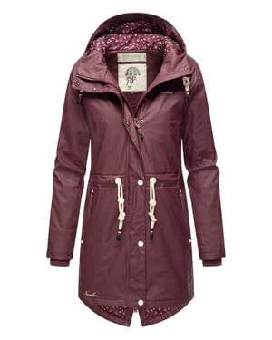 Navahoo abrigo impermeable para mujer Flower of Ocean – Elegante & Funcional