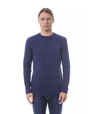 Camiseta de Manga Larga con Cuello Redondo Estilo Clásico