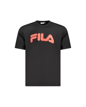 Camiseta de Logo Cursivo de Manga Corta