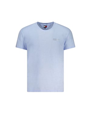 Camiseta de Cuello Redondo de Algodón para Hombre