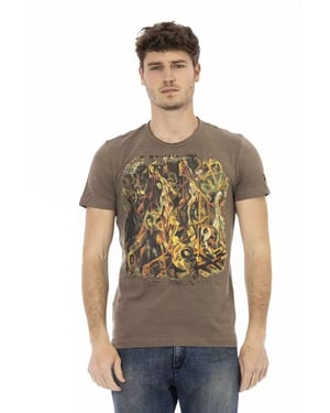 Camiseta Gráfica con Estampado de Arte Abstracto