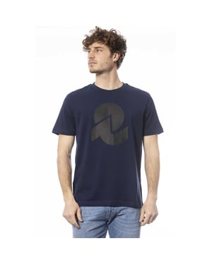 Camiseta de Manga Corta con Logo Geométrico