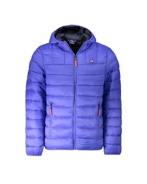 Chaqueta acolchada con capucha ligera y con cremallera