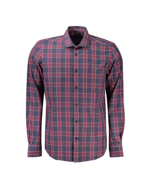 Camisa de cuadros de manga larga