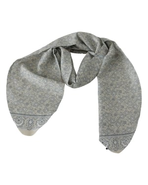 Bufanda de Seda con Estampado Floral Ermanno Scervino