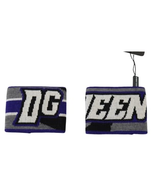 Dg Muñequera de Punto Multicolor con Logo