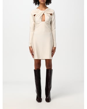 Vestido Mini con Corte Torcido