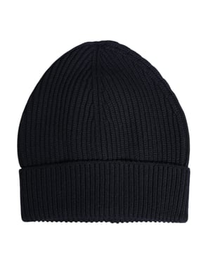 Gorro de punto acanalado