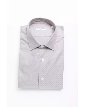 Camisa de vestir de algodón texturizado