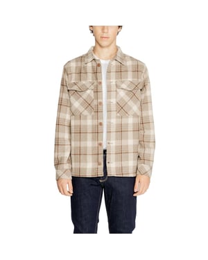 Camisa de Franela Tejida Modelo a Cuadros