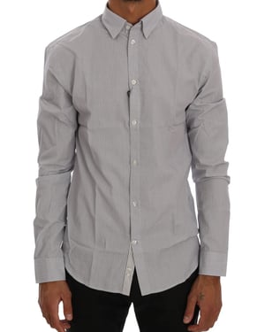 Camisa de vestir de manga larga a rayas
