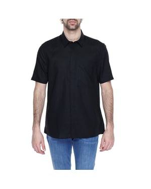 Camisa de lino de manga corta