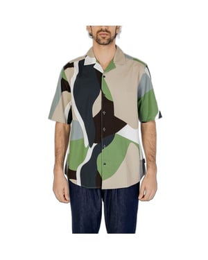 Camisa de manga corta con estampado abstracto