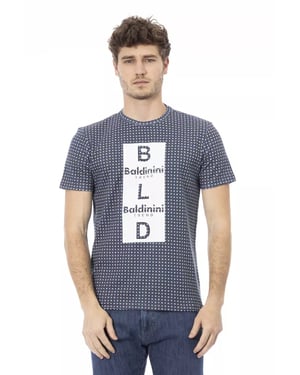 Camiseta de puntos estampada