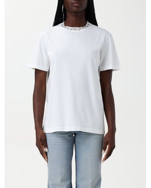 Camiseta con escote de cristal