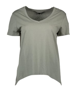 Camiseta con cuello en V Si6559