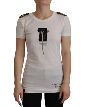 Camiseta Gráfica de Flores Dolce Gabbana Tsh7843