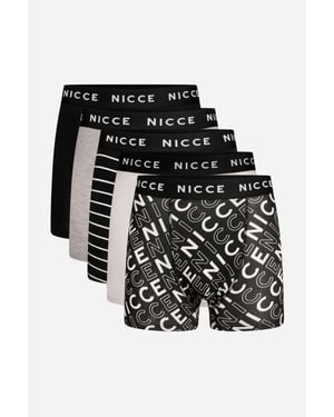 Pack de 5 Boxers de Algodón Rico con Cintura de Logo y Diseños Variados