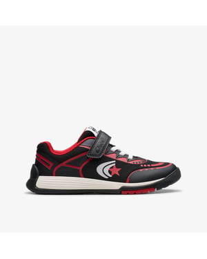 Zapatillas CicaStarFlexK Negro/Rojo