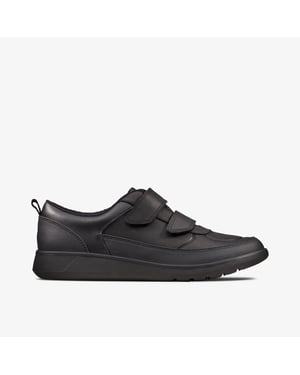 Zapatos de cuero negro Scape Flare Y
