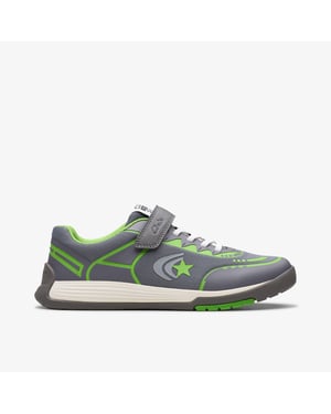 Zapatillas CicaStarFlexY Gris/Verde