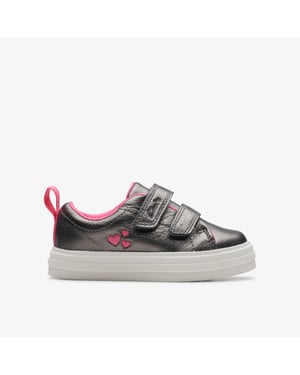 Zapatos Nova Teen para Niños en Color Gun Metal