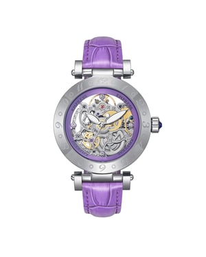 Reloj automático Empress Theodora con correa de cuero