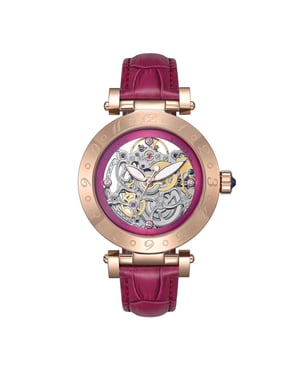 Reloj automático Empress Theodora con correa de cuero