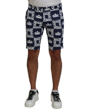 Pantalones Cortos con Estampado Crown Estilo Verano