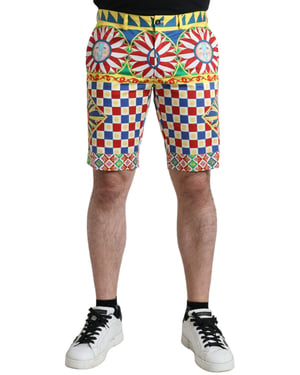 Pantalones Cortos de Algodón Impresos