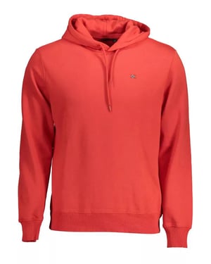 Sudadera con capucha roja