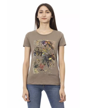 Camiseta de Impresión Floral