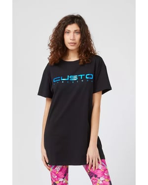 Camiseta larga de ajuste relajado