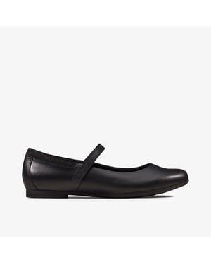 Zapatos de cuero negro Scala Dawn Y