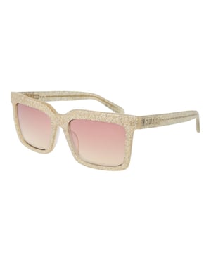 Gafas de sol con marco cuadrado y brillo