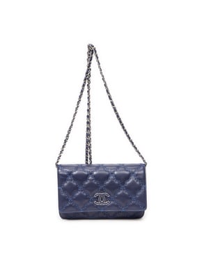 Chanel Hampton Wallet on Chain  en Marina Piel de becerro
