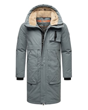 Chaqueta de invierno para hombre Stone Harbour Cyriaan con capucha forrada y diseño cortaviento